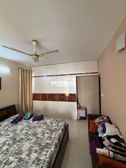 Fully furnished 3 BHK available for rent in Cox Town in a gated community